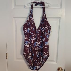 Speedo Halter One Piece Swimsuit